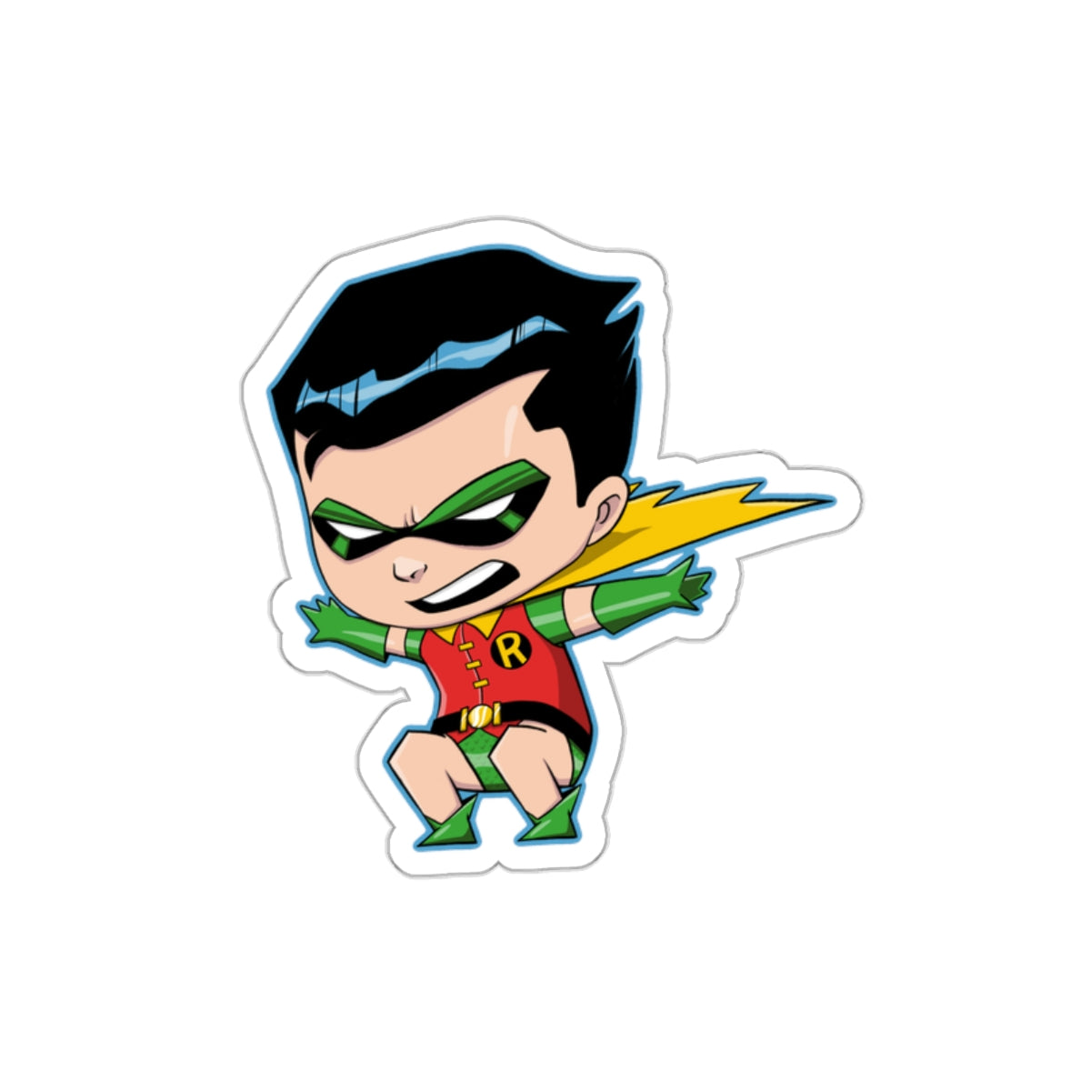 Robin | Chibi | DC Comics | Batman | Die-Cut Stickers | Art of Malo