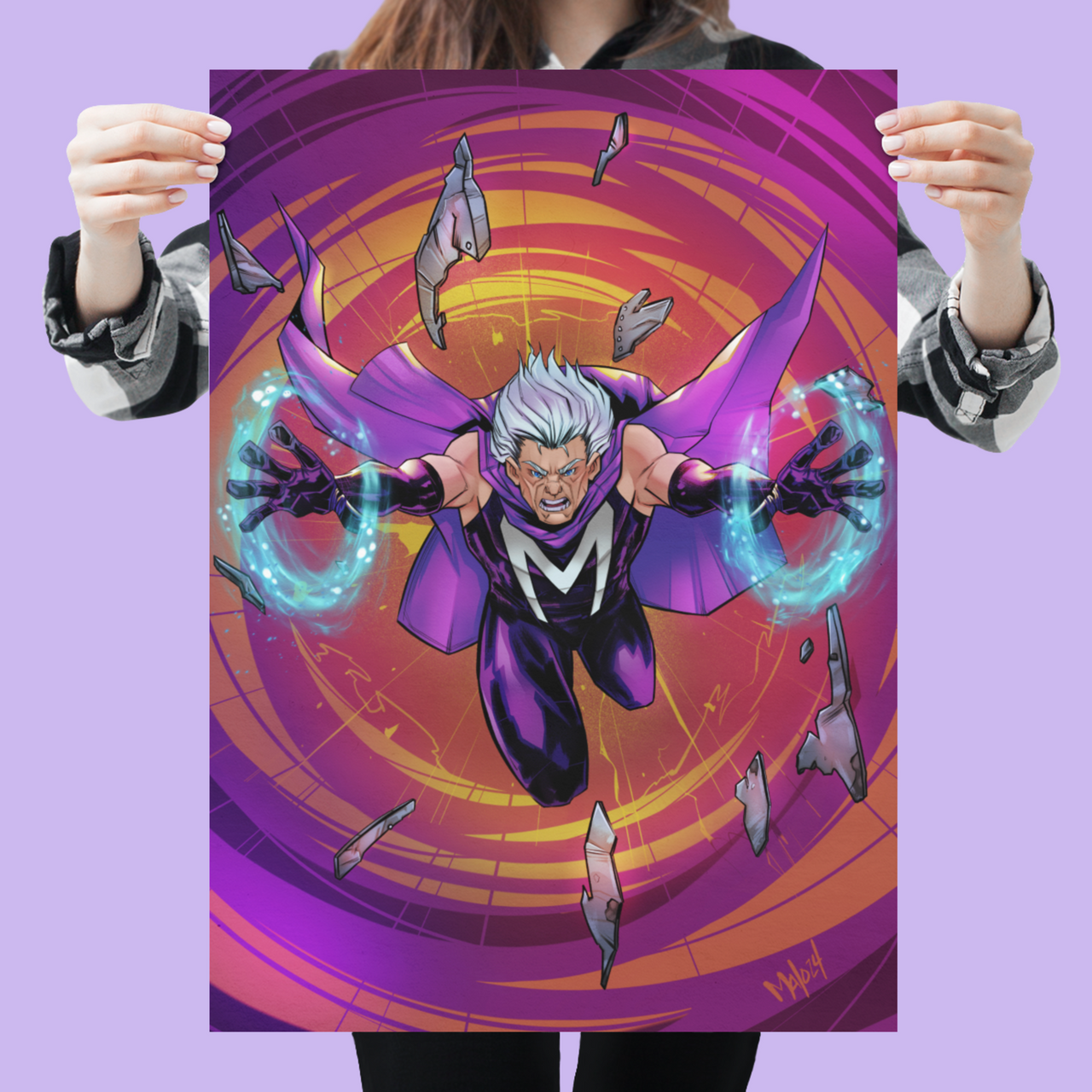 Magneto Satin Posters (300gsm) | Art of Malo *Unsigned