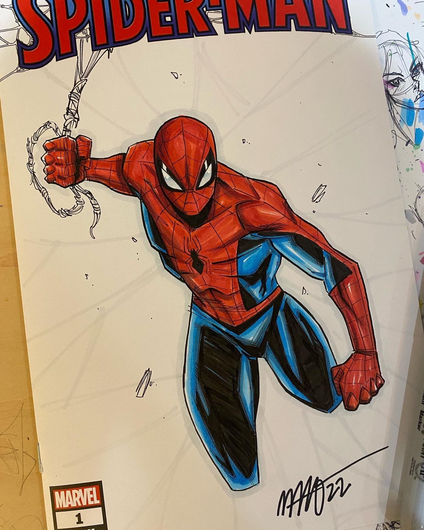 Spider-Man #1 Sketch Cover | ArtofMalo