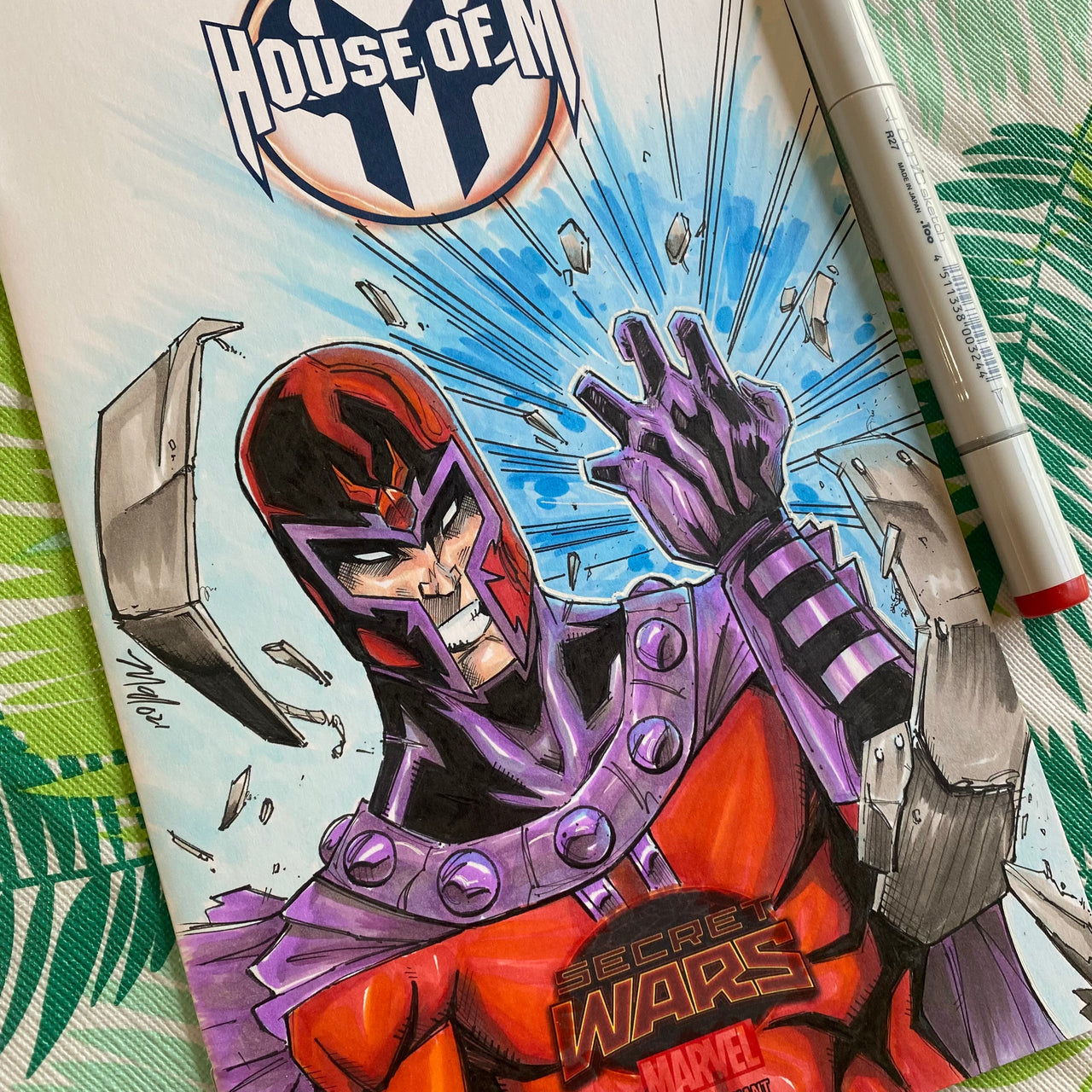 Magneto on House of M #1 | Art of Malo