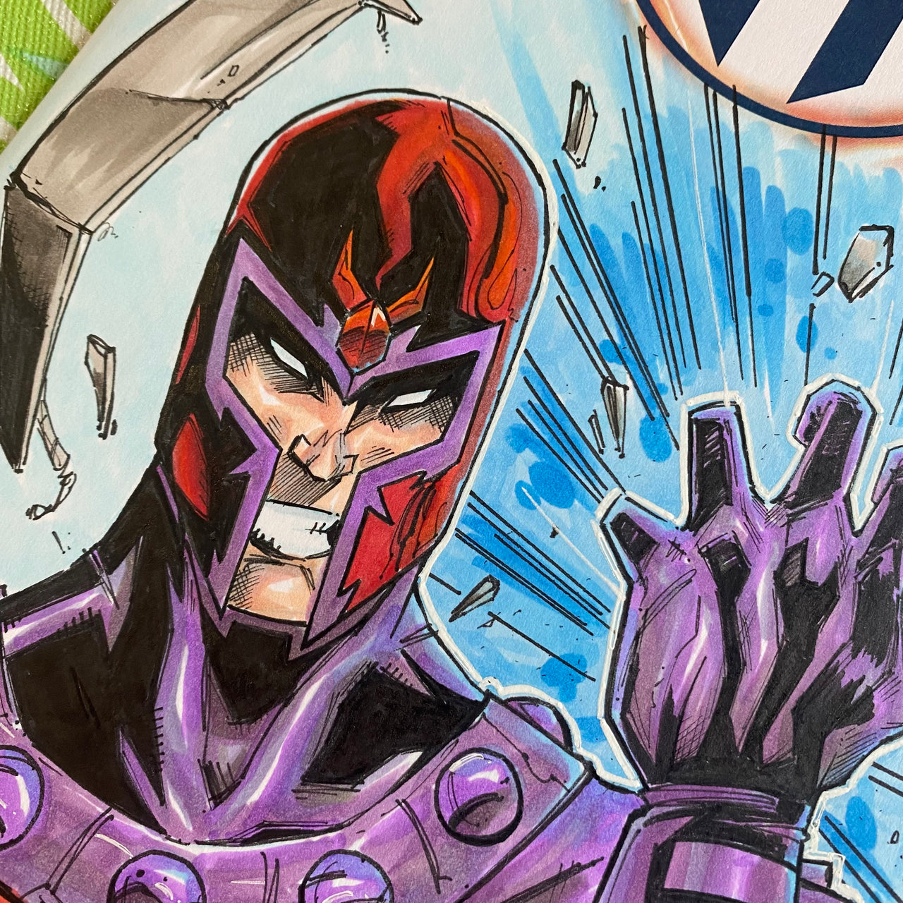 Magneto on House of M #1 | Art of Malo