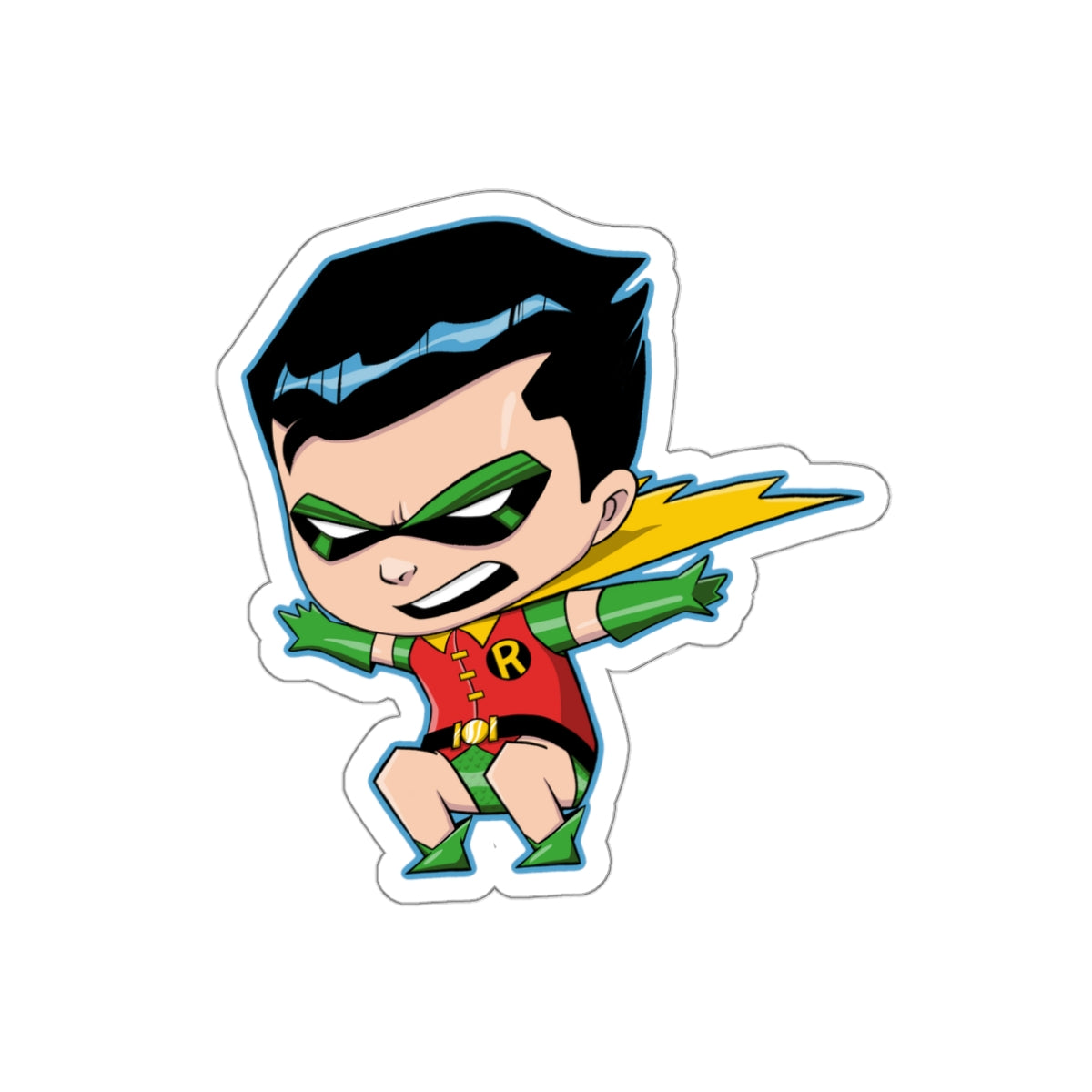 Robin | Chibi | DC Comics | Batman | Die-Cut Stickers | Art of Malo