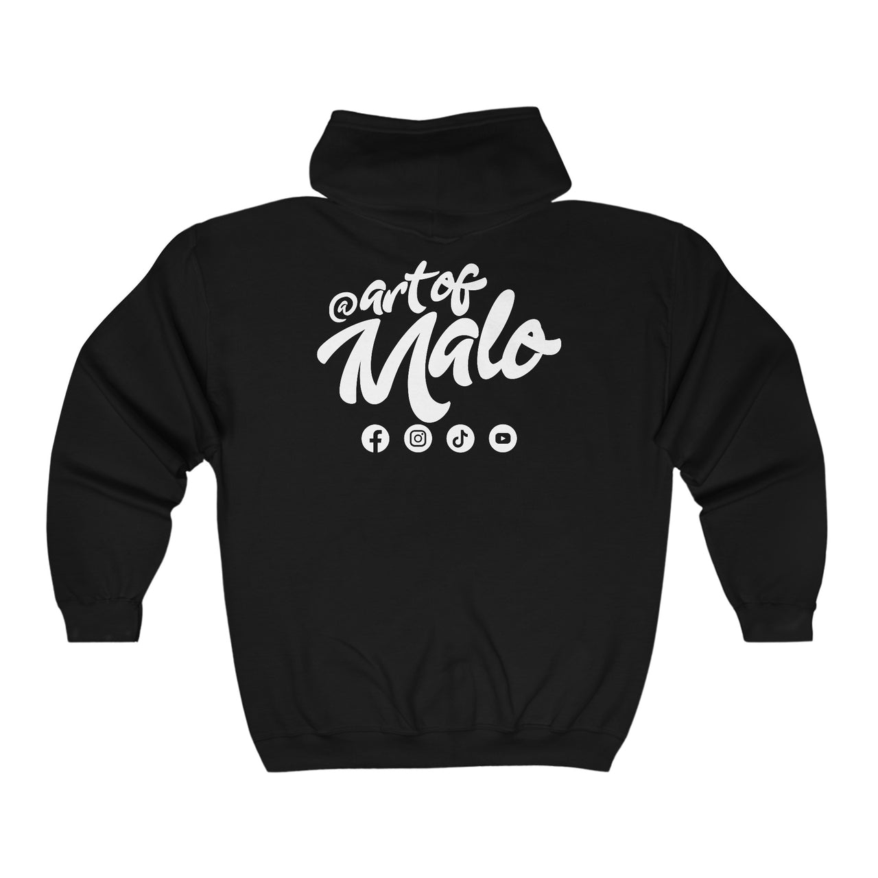 Art of MALO Unisex Heavy Blend™ Full Zip Hooded Sweatshirt