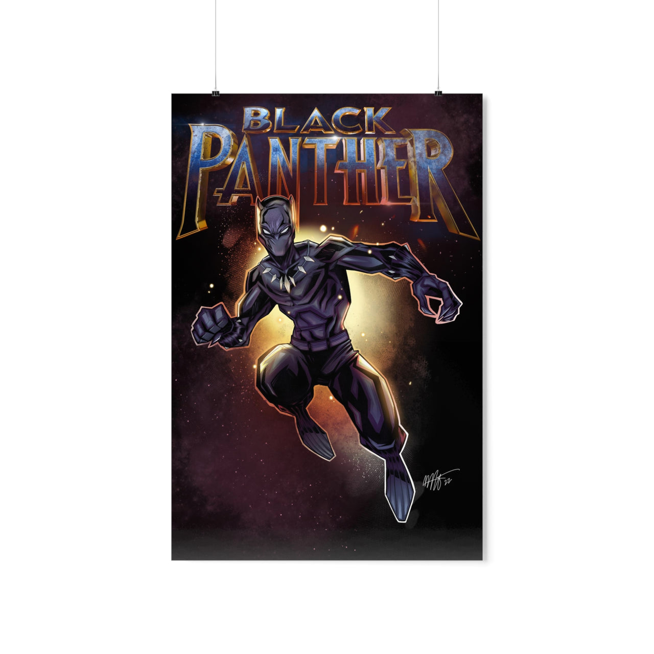 Black Panther | T'challa | Wakanda | Premium Matte Vertical Posters (Unsigned)