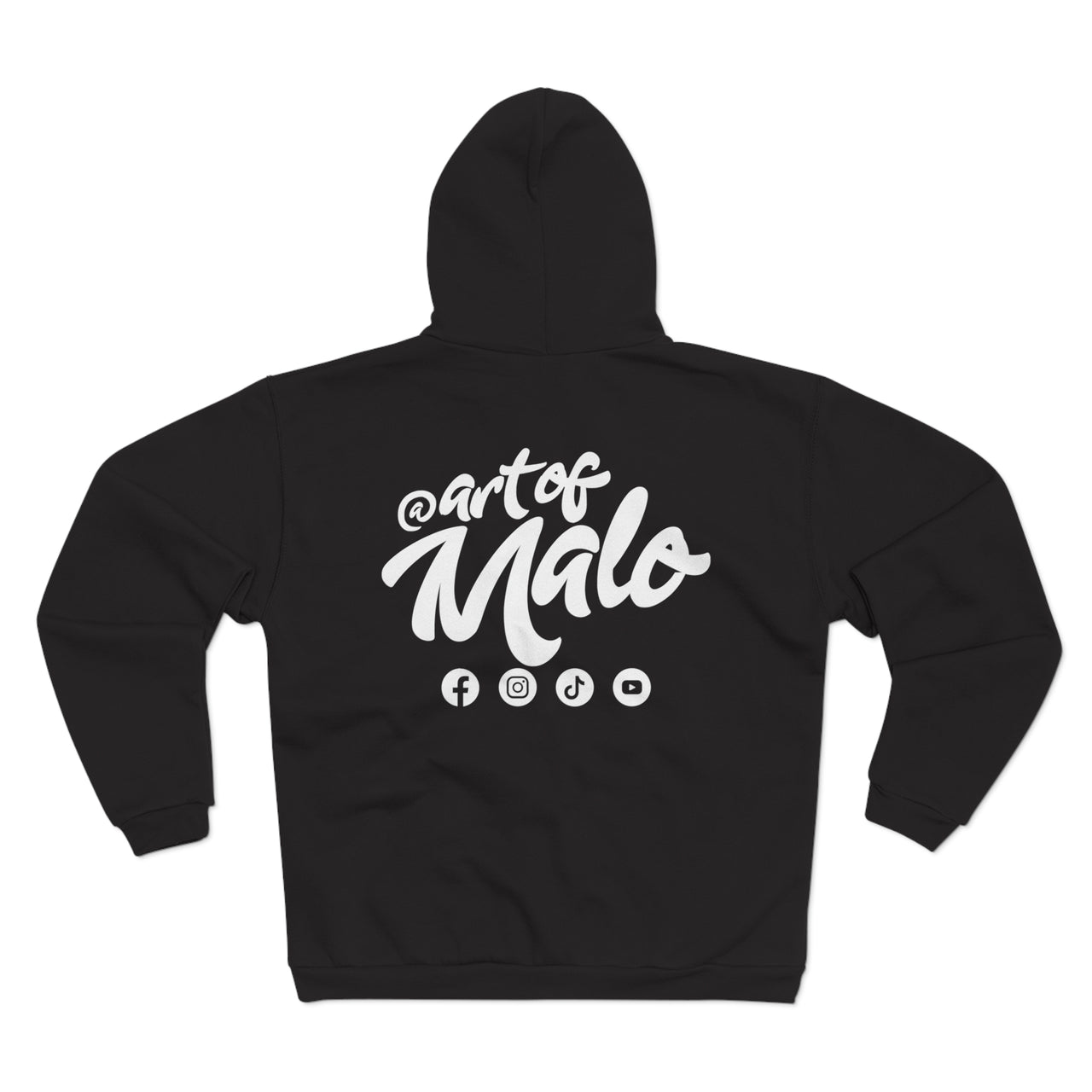 Art of Malo - Unisex Hooded Zip Sweatshirt