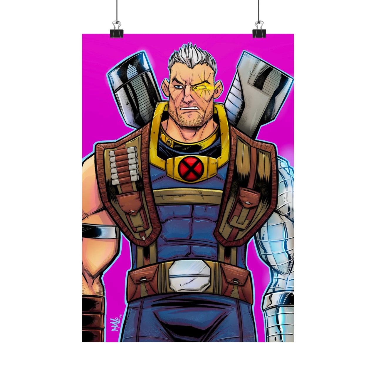 Unsigned - Cable Poster | X-Force | ArtofMalo | Matte Vertical Posters