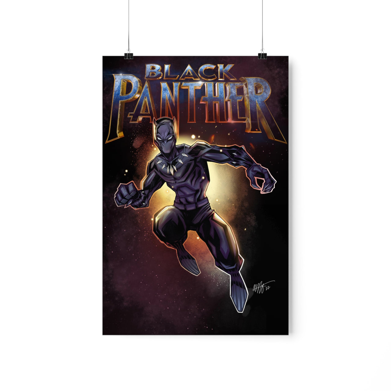 Black Panther | T'challa | Wakanda | Premium Matte Vertical Posters (Unsigned)