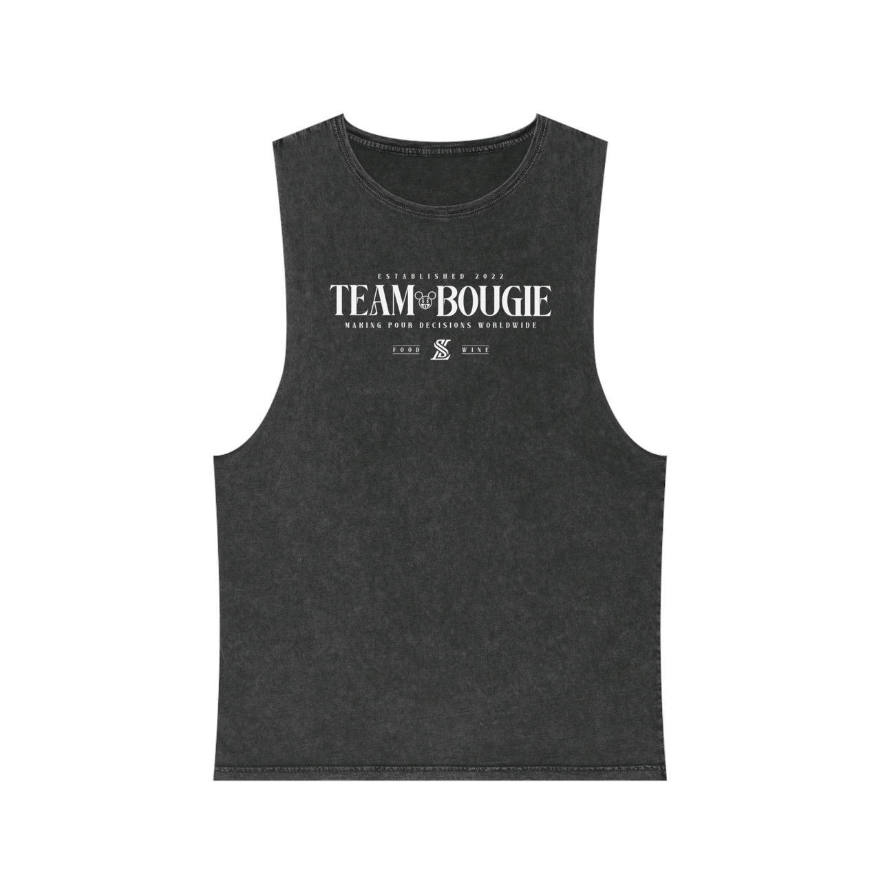 Team Bougie - Unisex Stonewash Tank Top