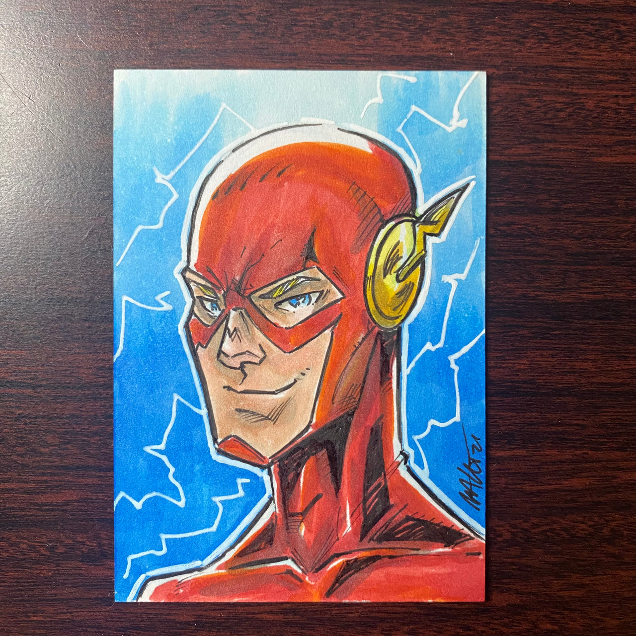 Flash 2.5 x 3.5 Sketch Card