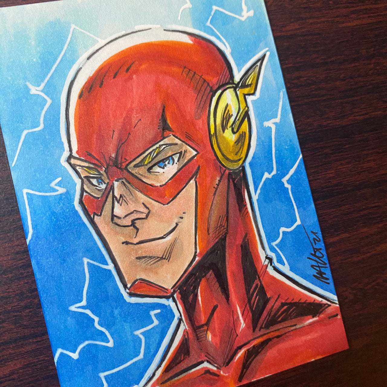 Flash 2.5 x 3.5 Sketch Card