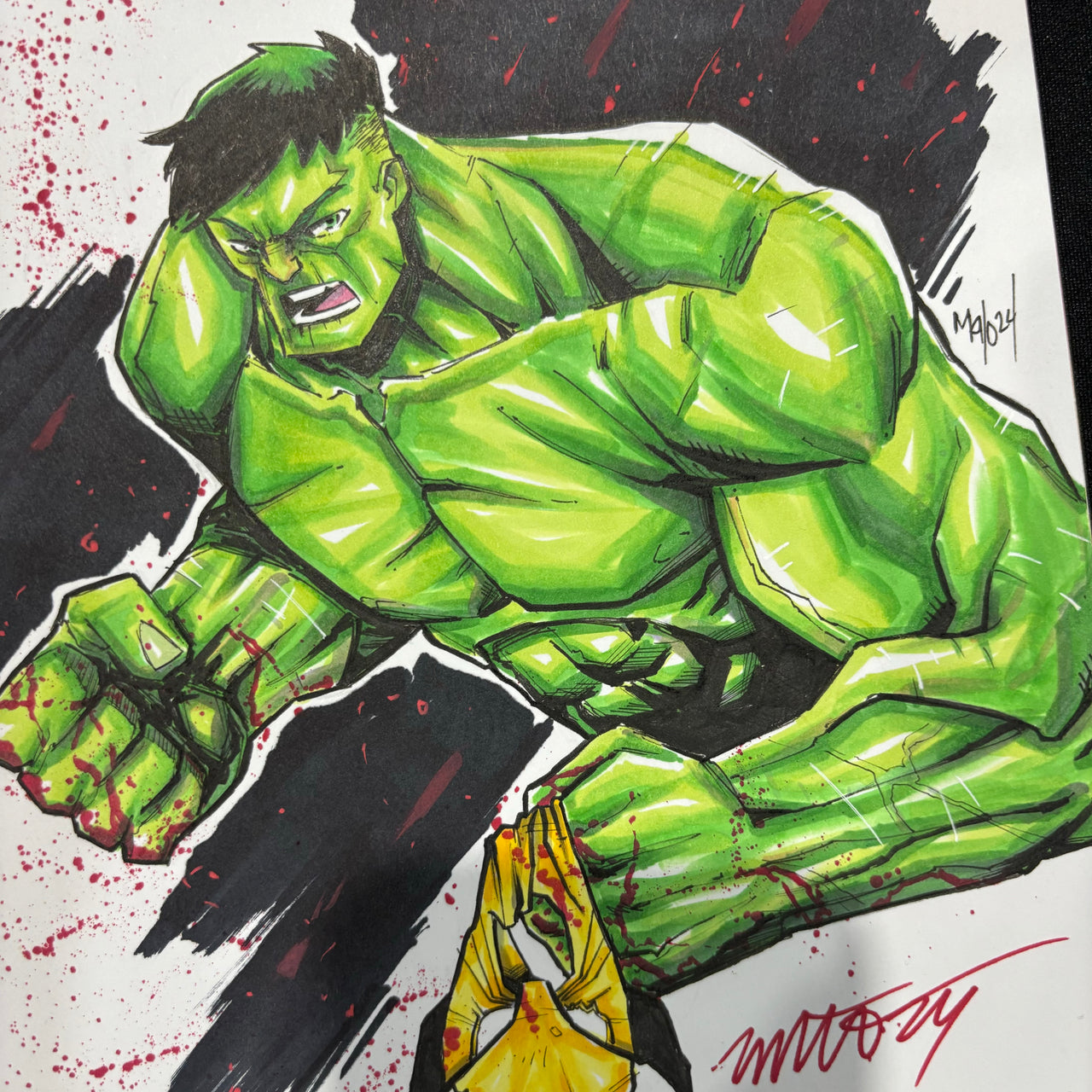 Hulk Sketch Cover | Hulk 181 Homage | Art of Malo