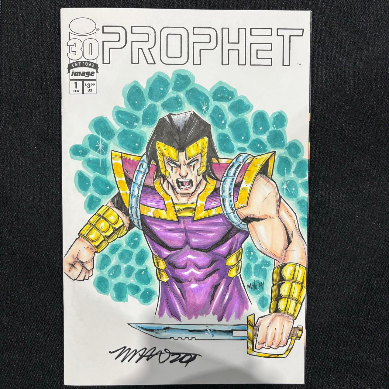 Prophet Sketch Cover | Art of Malo | Image Comics