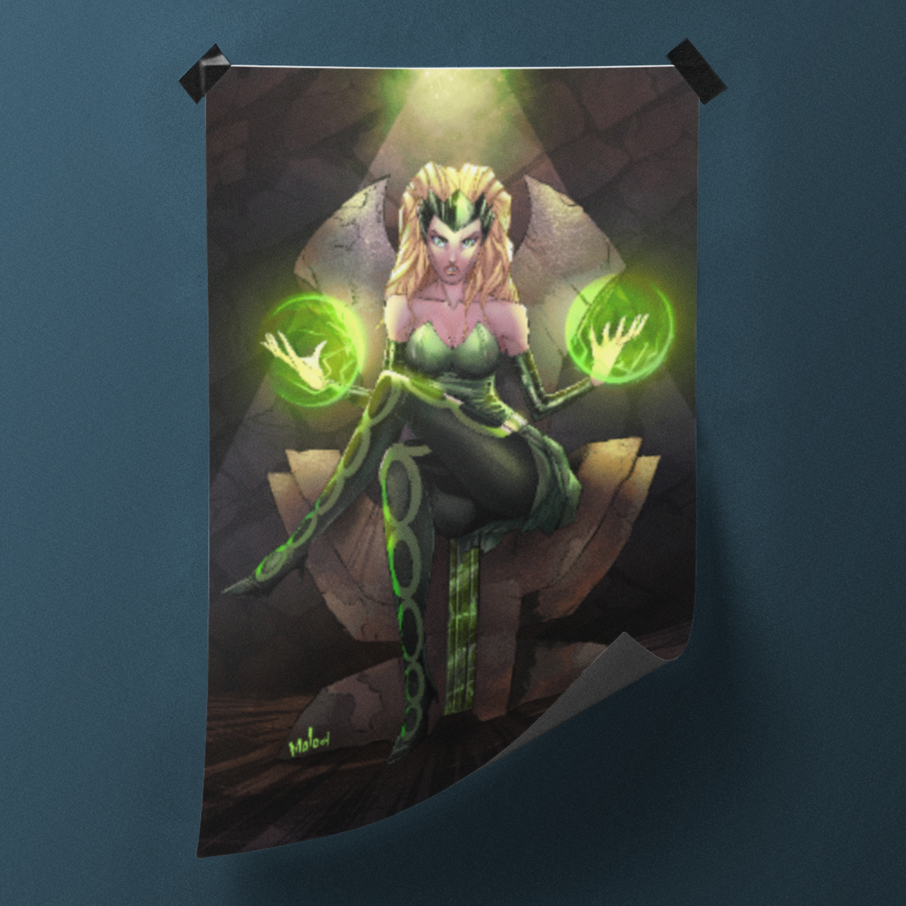 Enchantress Satin Posters (300gsm) | Loki | Unsigned | ArtofMalo