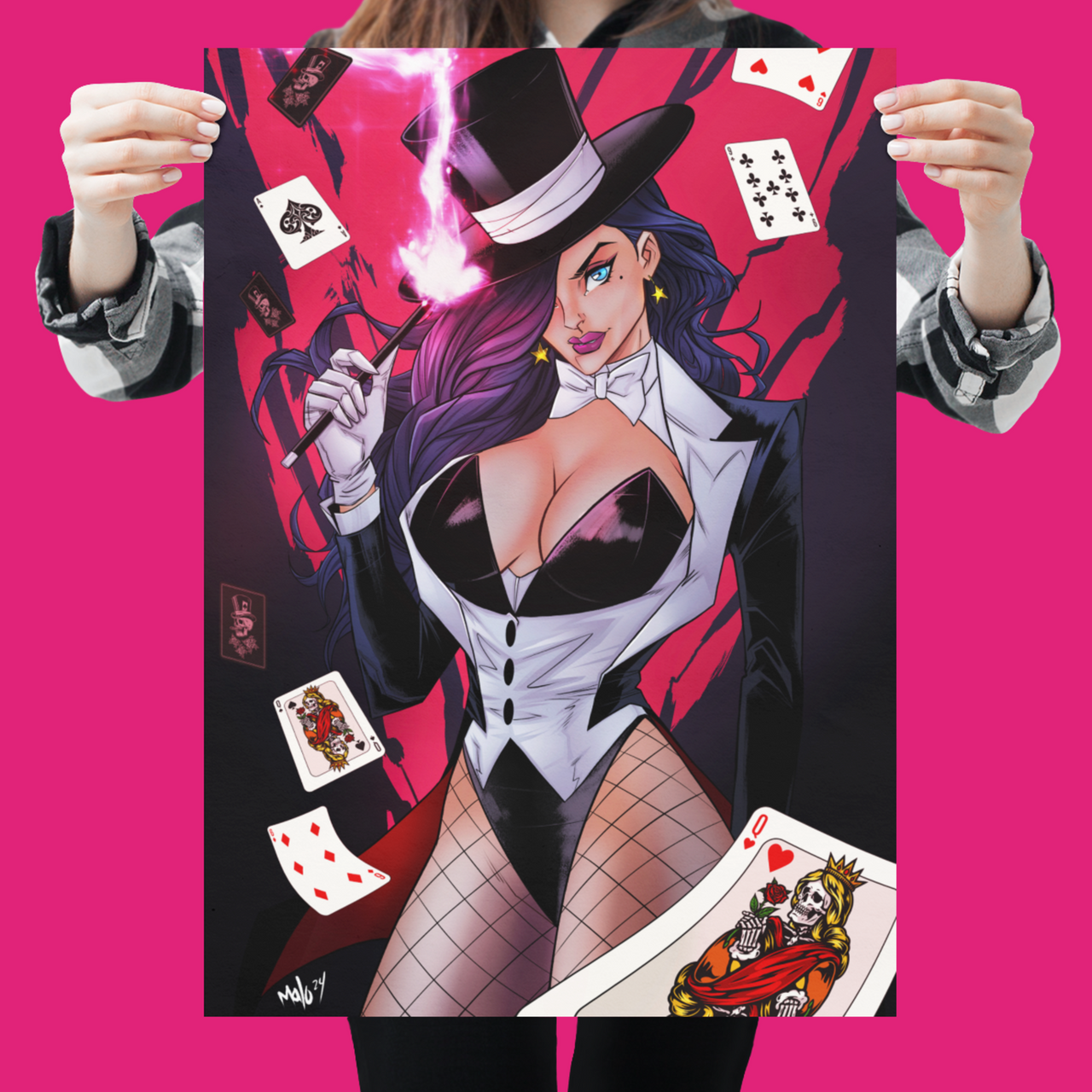 Zatanna Satin Posters (300gsm) | Unsigned | ArtofMalo