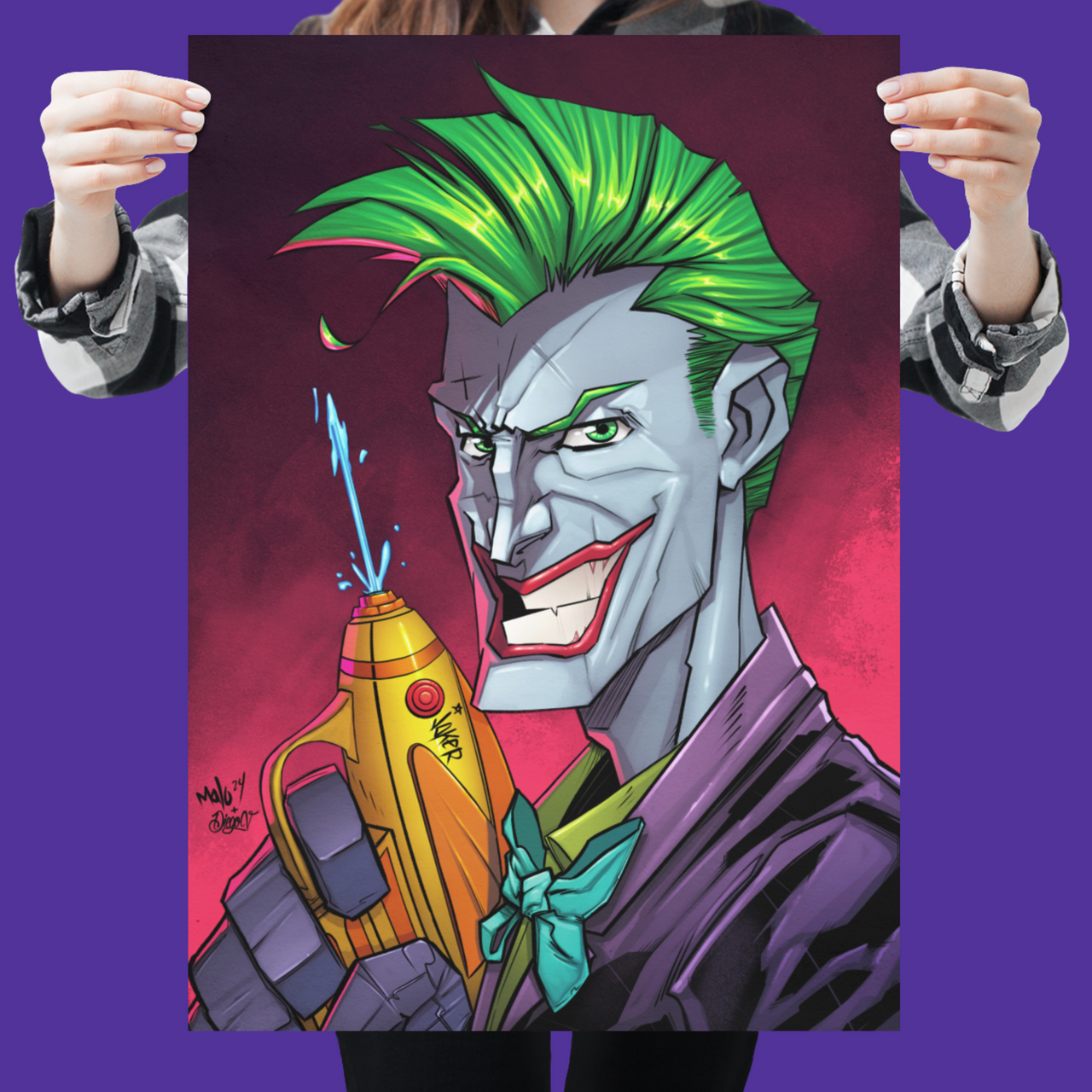 Joker Satin Posters (300gsm) | X-Men | Unsigned | ArtofMalo