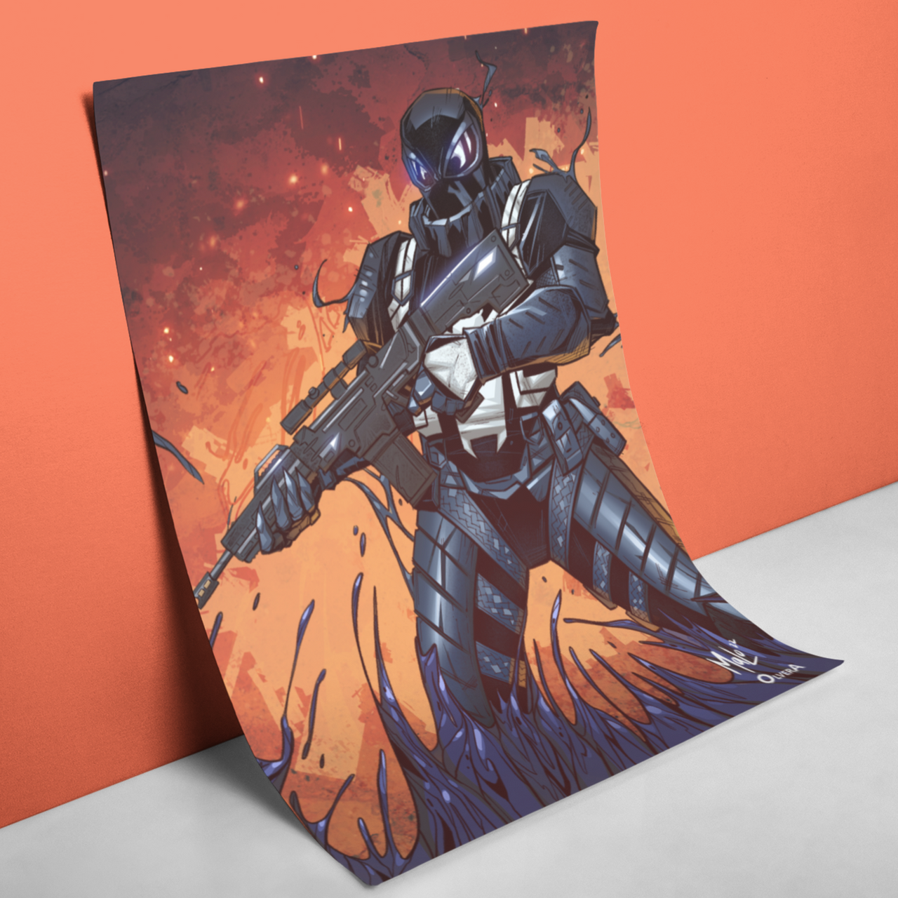 Agent Venom Satin Posters (300gsm) | X-Men | Unsigned | ArtofMalo