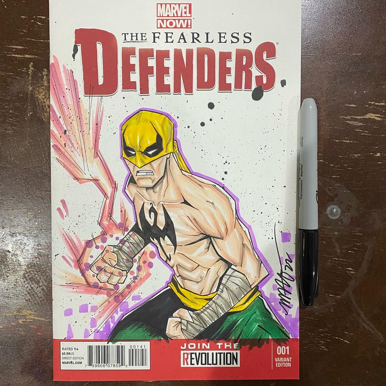 Iron Fist on The Fearless Defenders #1