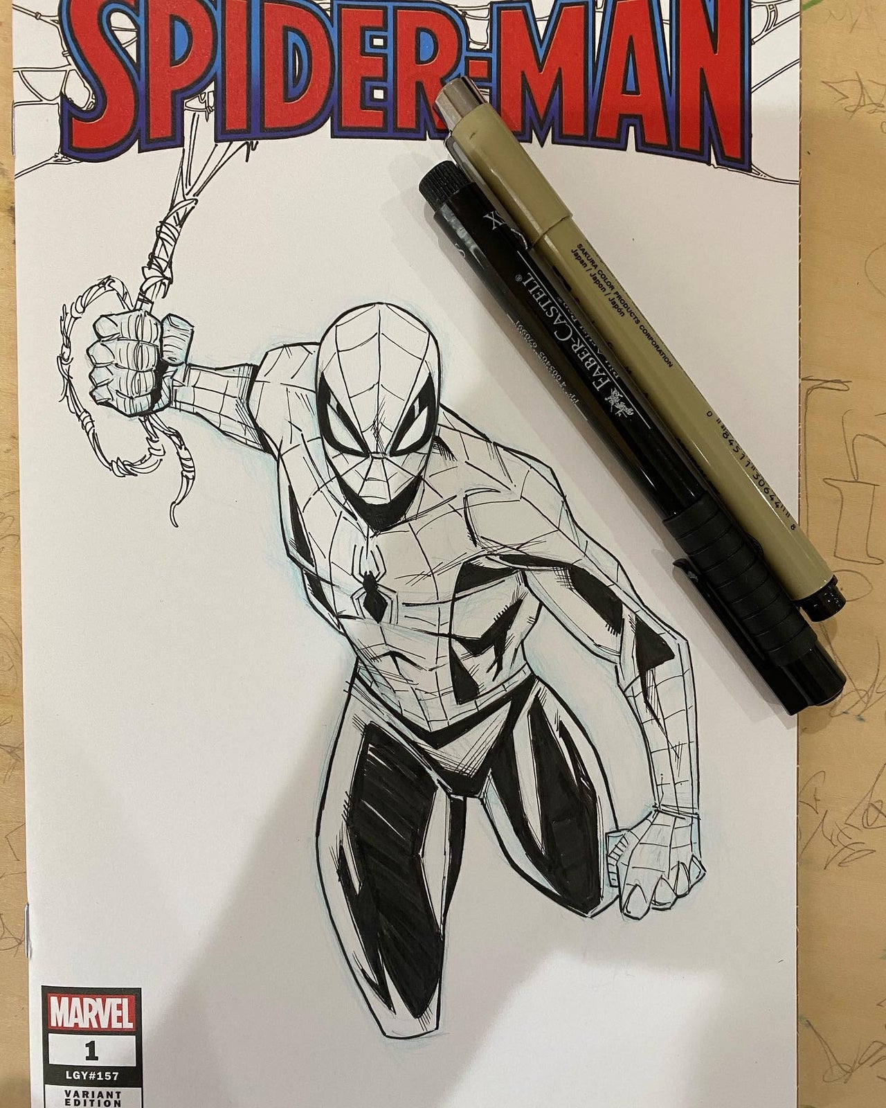 Spider-Man #1 Sketch Cover | ArtofMalo