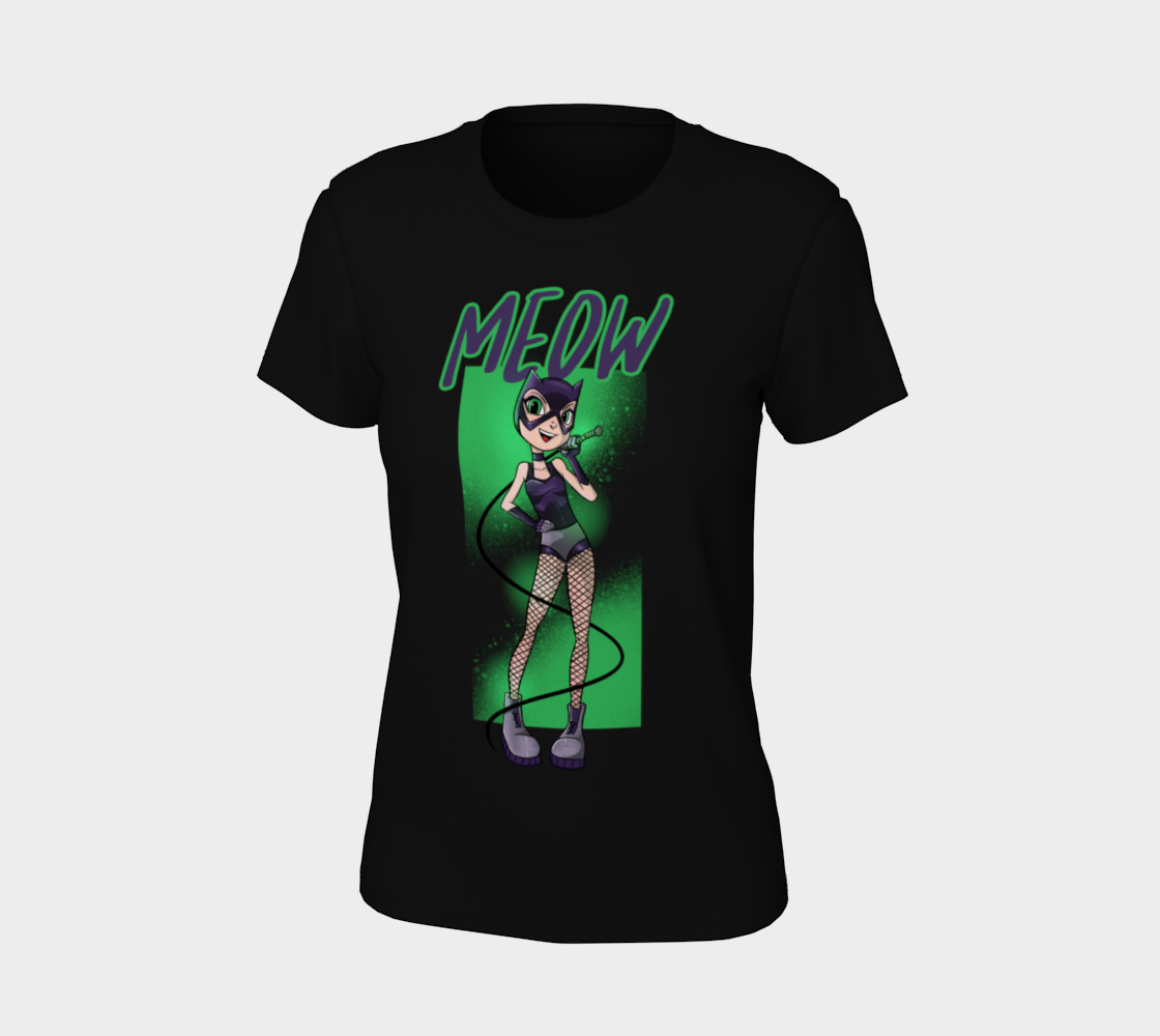 Catwoman Meow Womens Tee