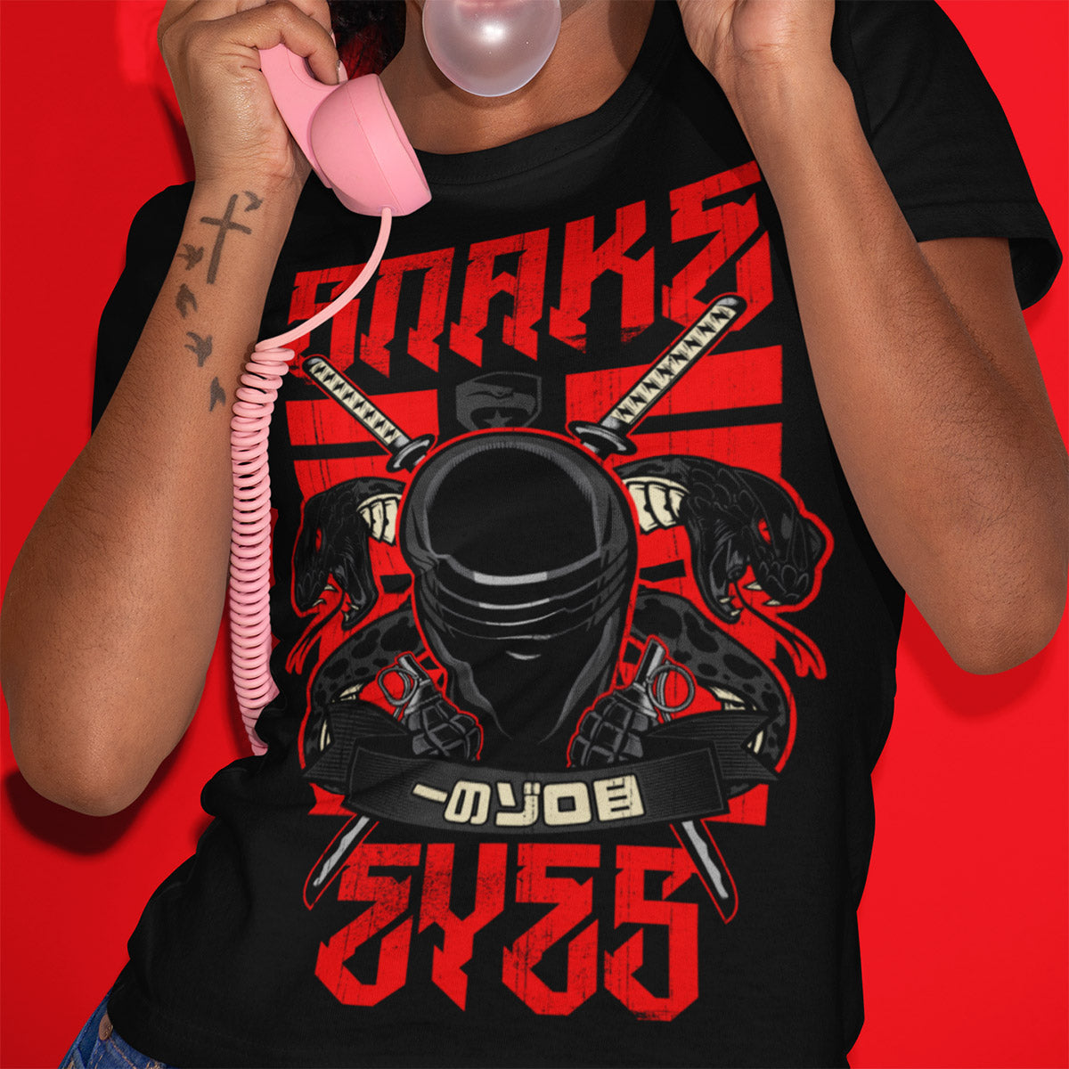 Snake Eyes Tee | Gi Joe 1 sided Tee