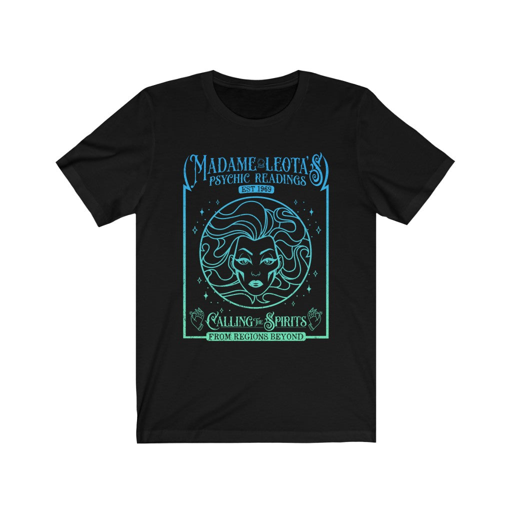 Madame Leota's Psychic Readings | Haunted Mansion | Disney World Unisex Jersey Short Sleeve Tee