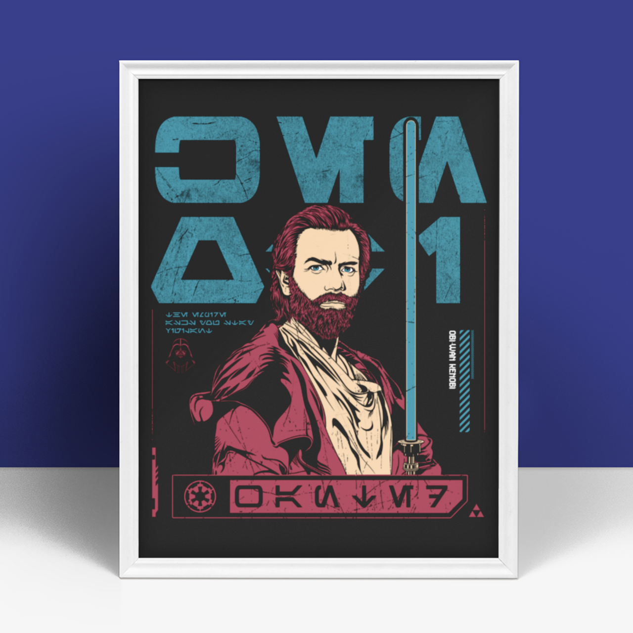 Obi One Kenobi Wanted Satin Posters (210gsm) | Kenobi Poster | Kenobi Show *Unsigned