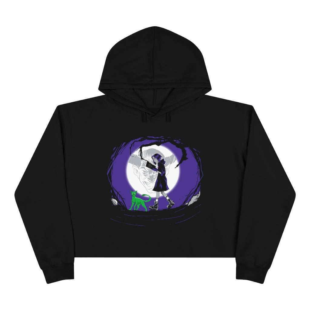 Raven & Beast Boy Women's Crop Hoodie  | Art of Malo