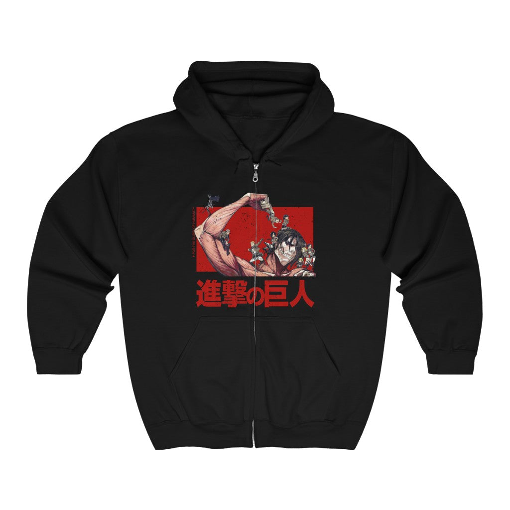 Attack on Titan - Unisex Heavy Blend™ Full Zip Hooded Sweatshirt