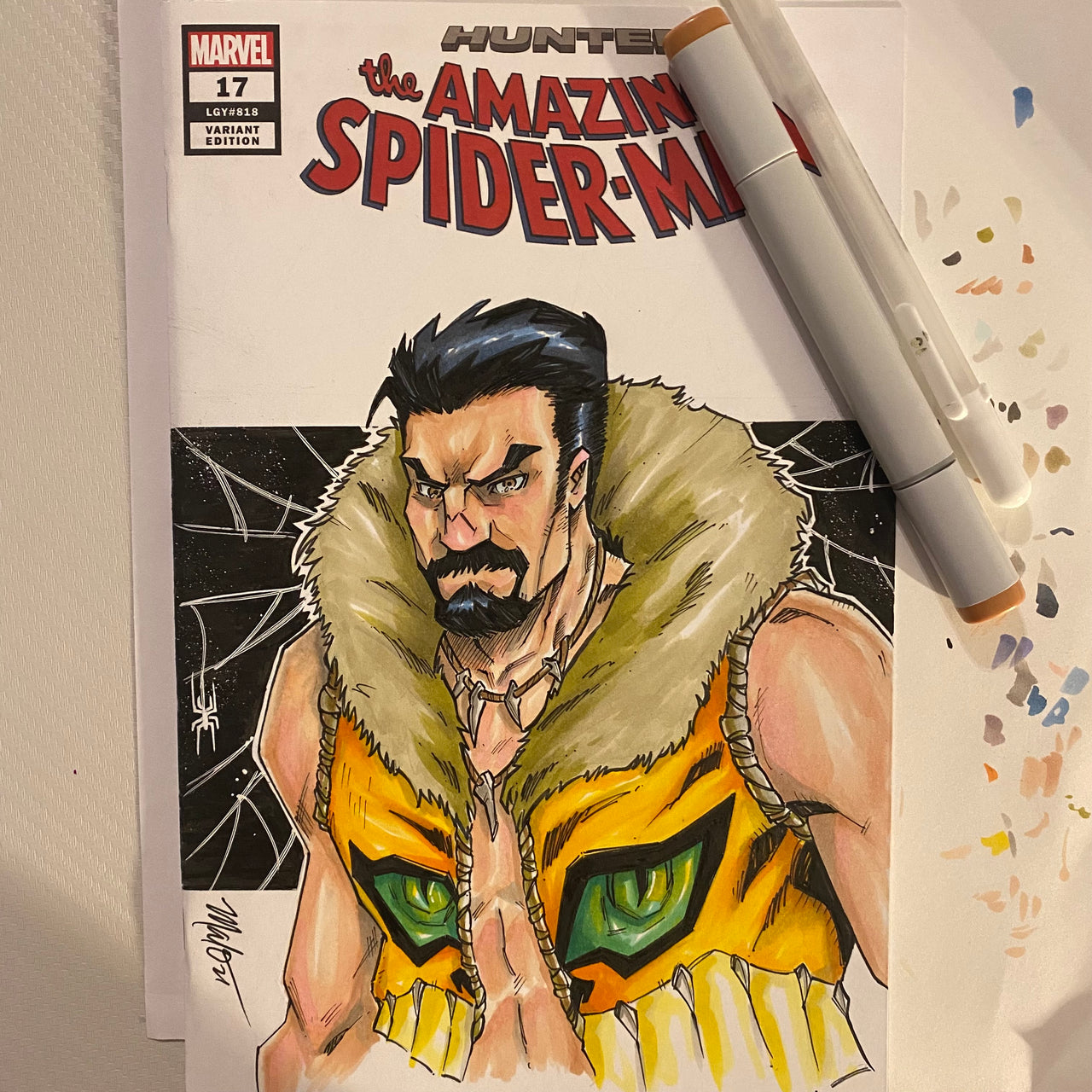 Kraven on Amazing Spider-Man 17 | ArtofoMalo