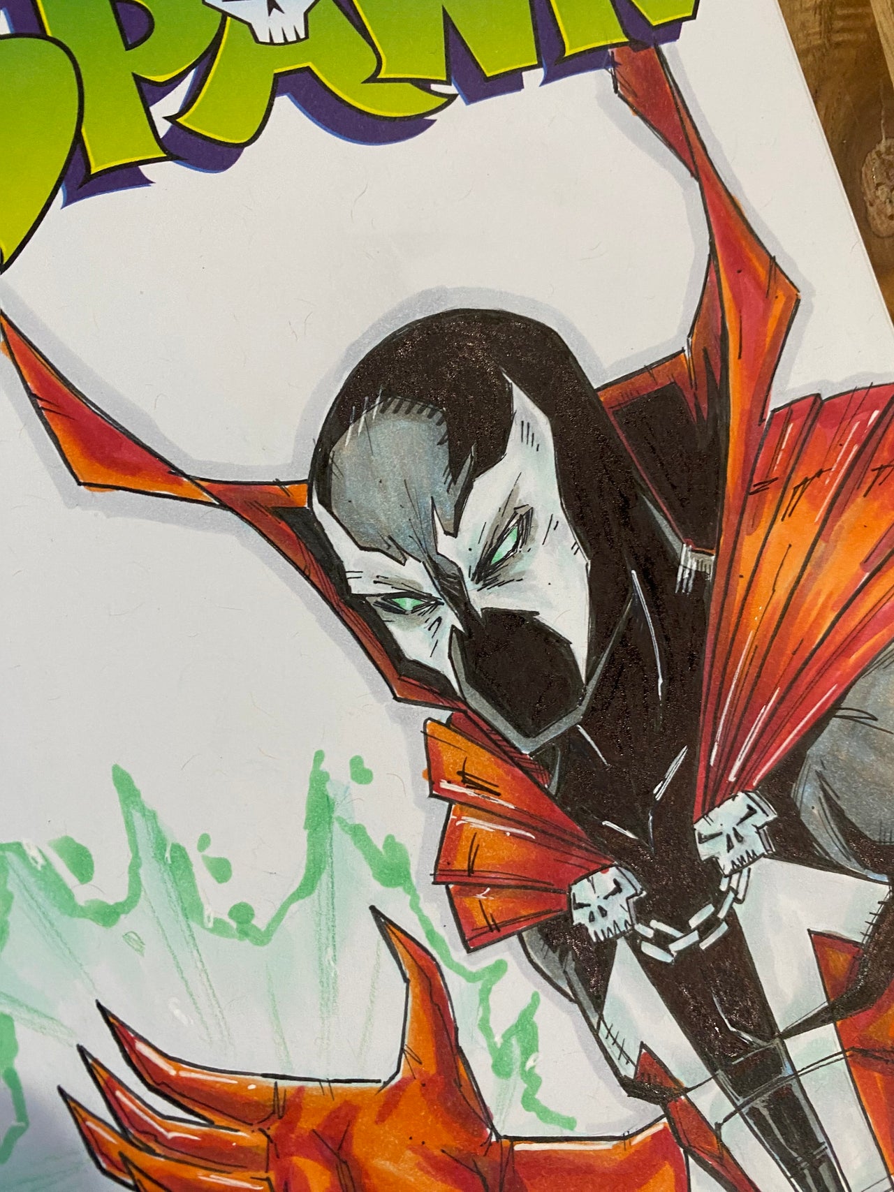 Spawn 1 Facsimile Sketch Cover | ArtofMalo