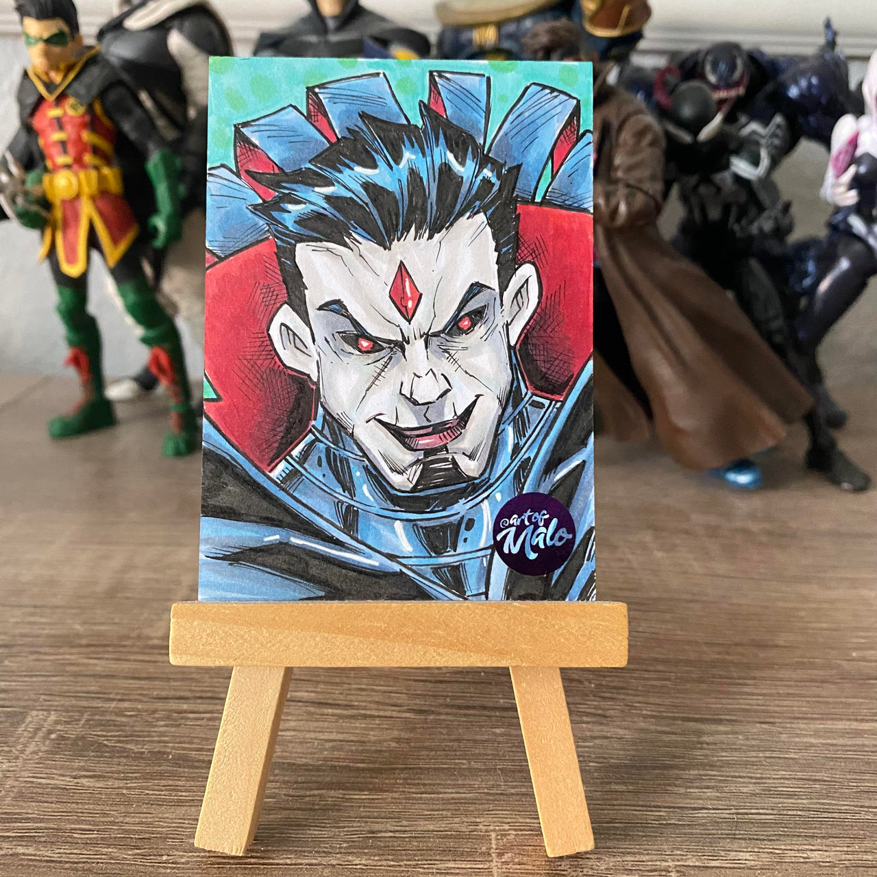 Mr. Sinister 2.5 x 3.5 Sketch Card