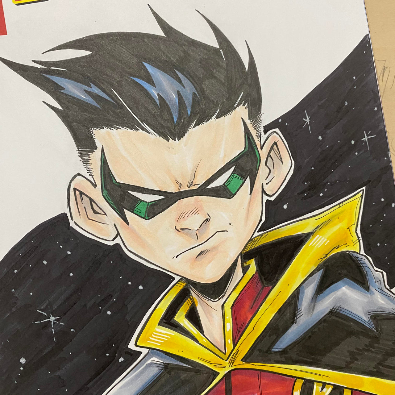 Damian Wayne Sketch on Young Justice #1