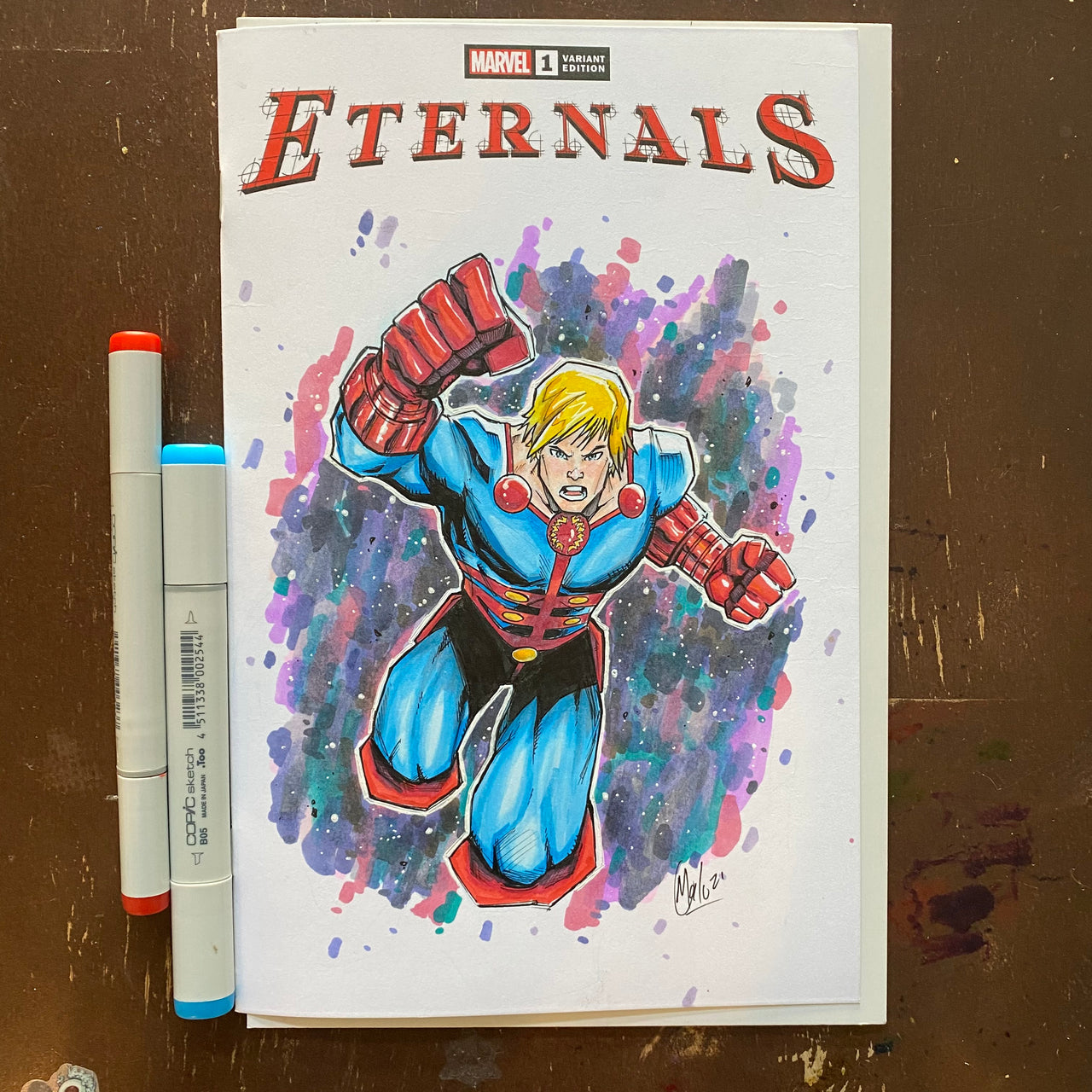 Eternals 1 Blank feat. Ikaris