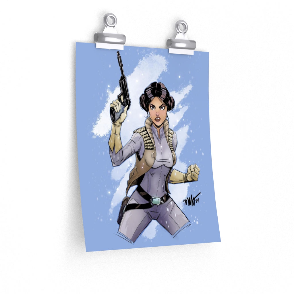 Princess Leia Premium Matte PRINT | Unsigned | 9X11 | Star Wars