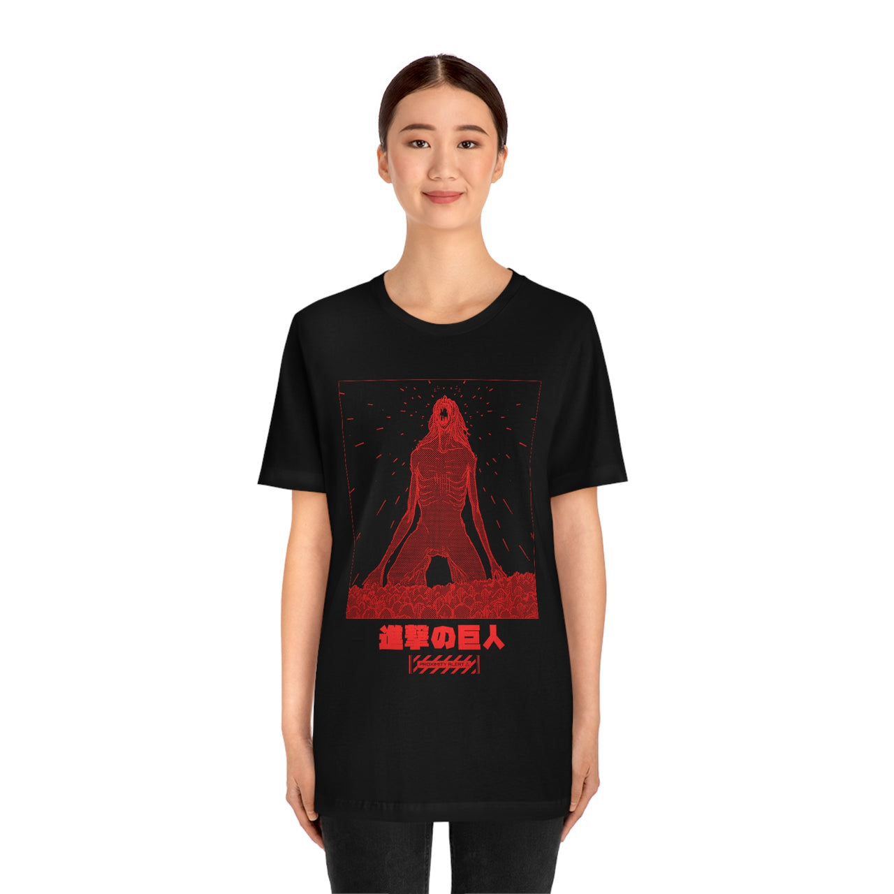 Attack on Titan Tee | Proximity Alert Design | Anime Tee | Manga Tee |  Unisex Jersey Short Sleeve Tee