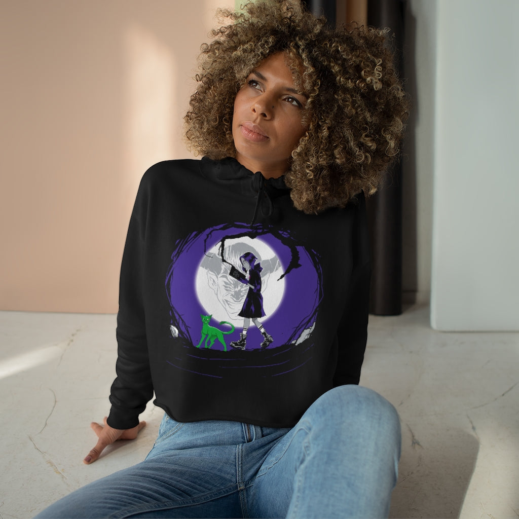 Raven & Beast Boy Women's Crop Hoodie  | Art of Malo