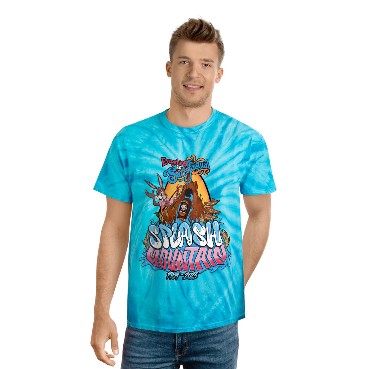 Splash Mountain tie-dye tee shirt