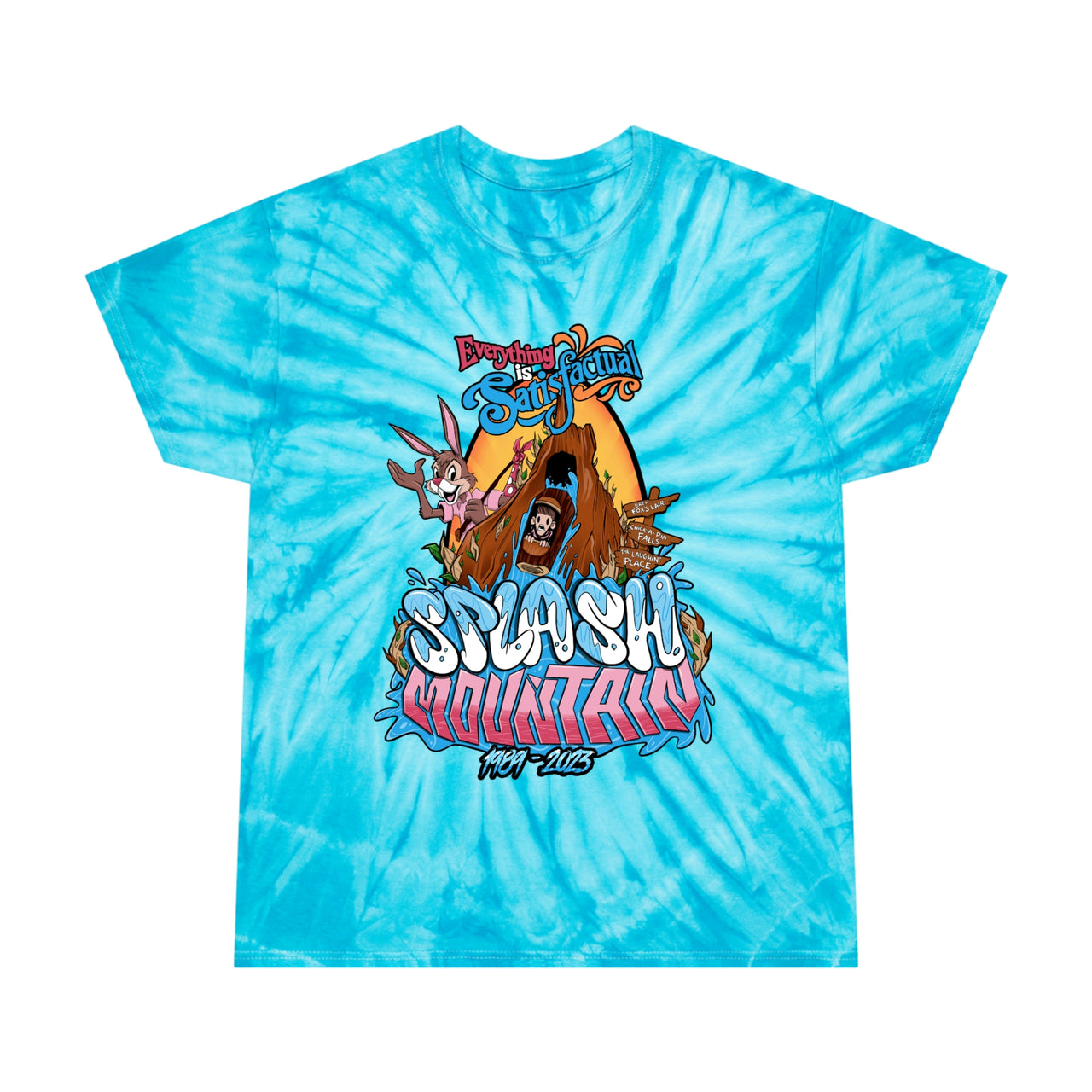 Splash Mountain tie-dye tee shirt