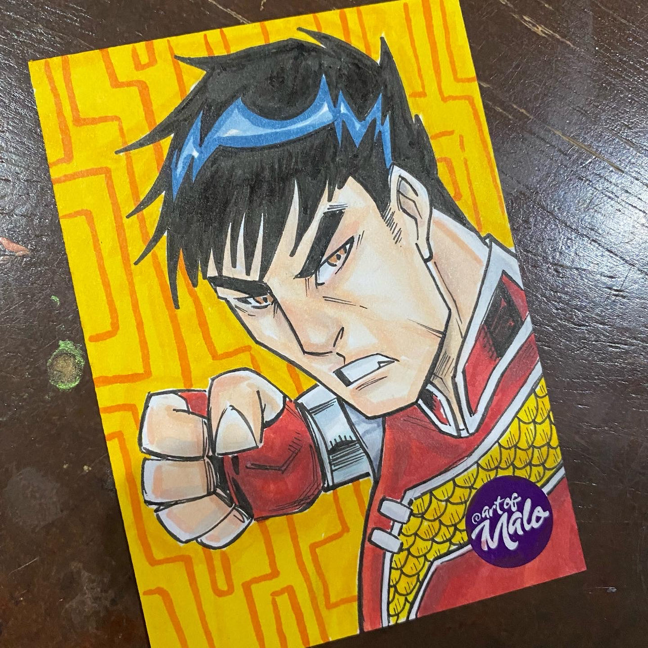 Shang Chi sketch card