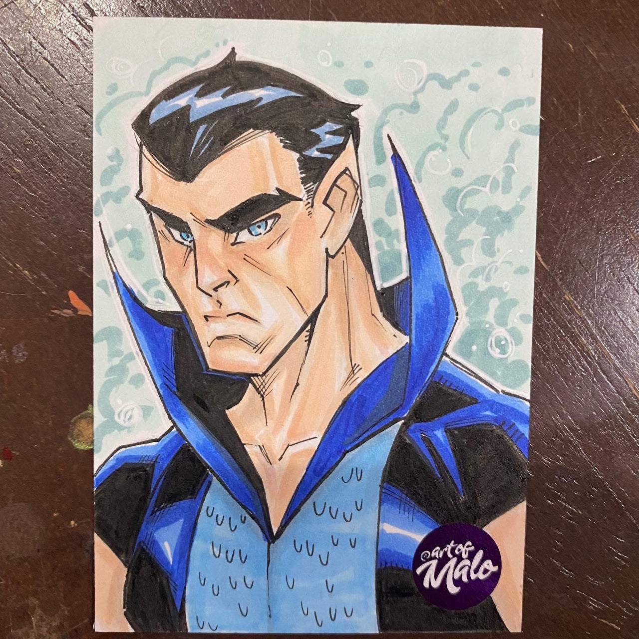 Prince Namor sketch card